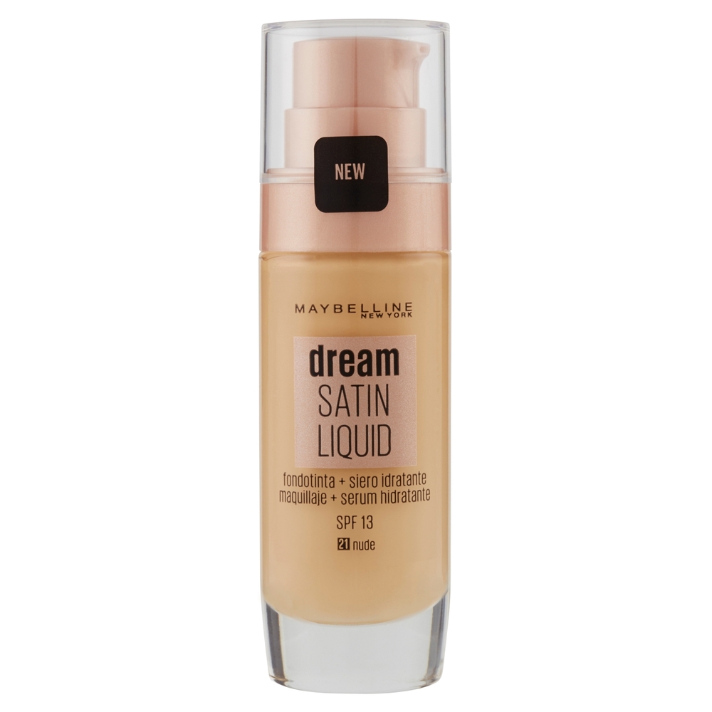 Maybelline New York Fondotinta Dream Satin Liquido 21 Nude